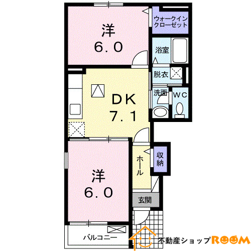 ライジングサンの間取り