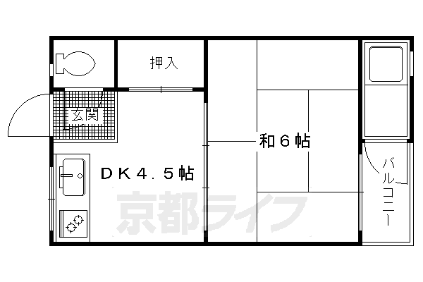 ヤングマンションの間取り