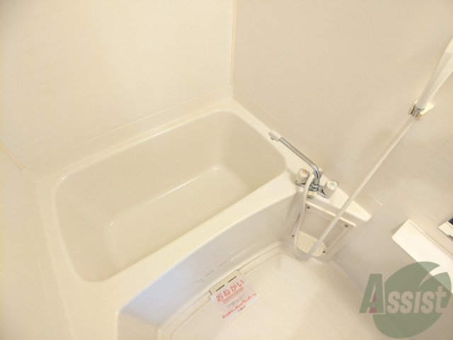 バス・シャワールーム　浴室は狭すぎず、シャワーも浴びやすそうです。