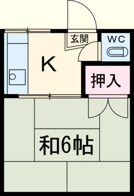 【蕨市北町のマンションの間取り】