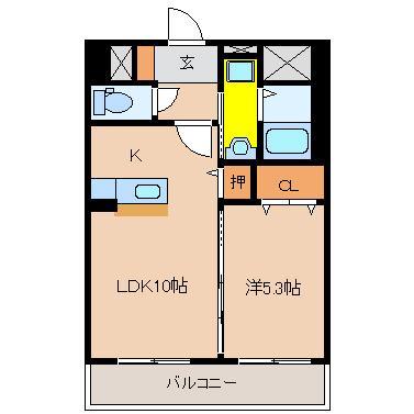 エメラルドマンションの間取り