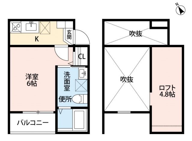 愛知県名古屋市天白区平針５（アパート）の賃貸物件の間取り