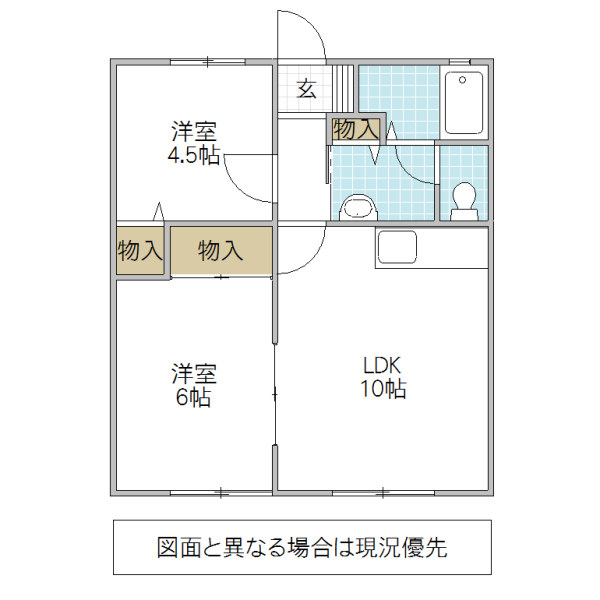 グランセジュール Eの間取り