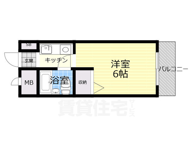 エクセレント箕面の間取り