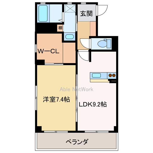 スカール桜木の間取り