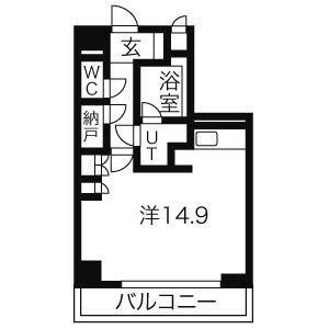 名古屋市千種区春岡のマンションの間取り