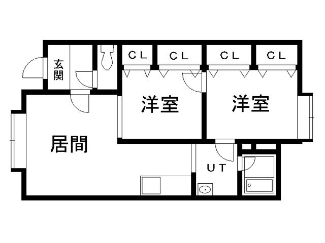 サクライハイムＡの間取り