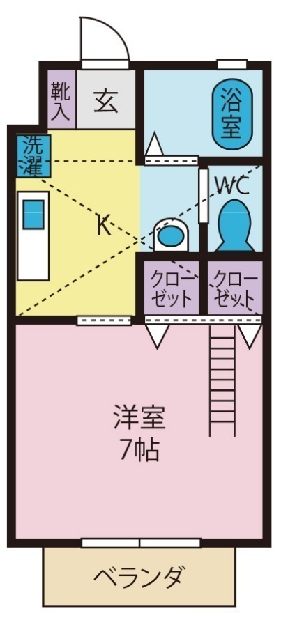 ハイツ萩原の間取り