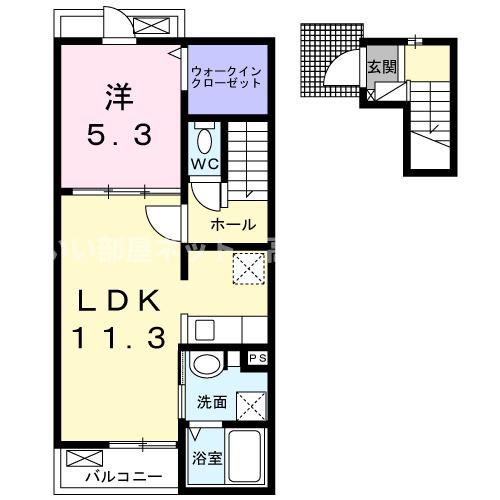 ウェルリッチ善通寺　IVの間取り