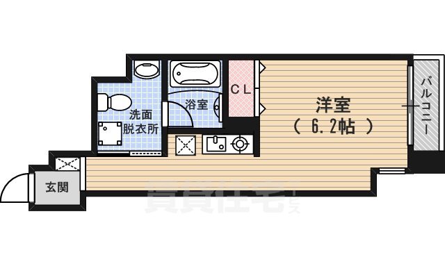 HF河原町二条レジデンスの間取り