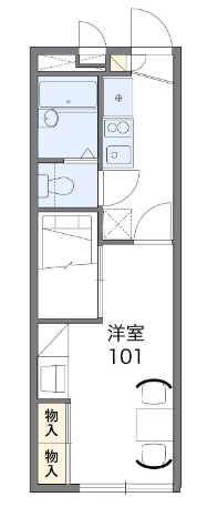 レオパレスマニエの間取り