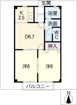 ヴィーブル養老の間取り