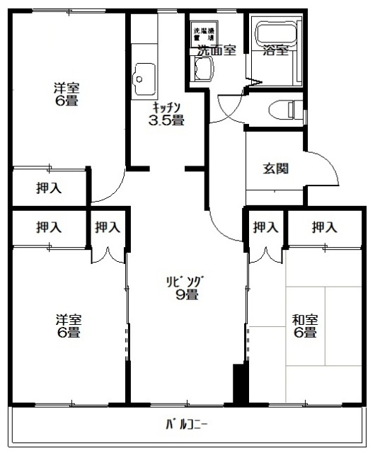 アダムマンション（鹿島町久保）の間取り