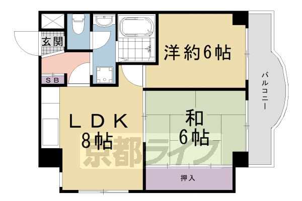 サンパレス東山の間取り