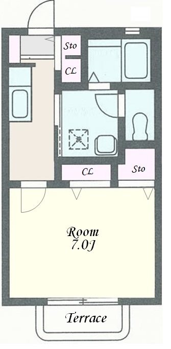 【クレセントＢ棟の間取り】