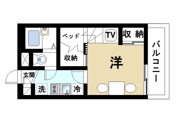 レオパレスＳＯＰＨＩＡの間取り