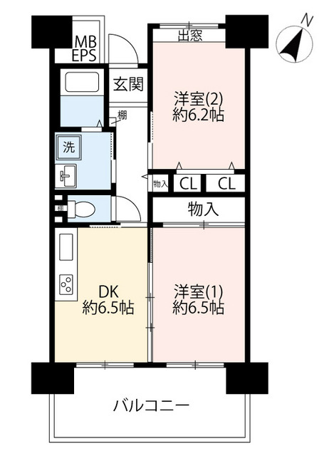 ＵＲひばりが丘パークヒルズの間取り