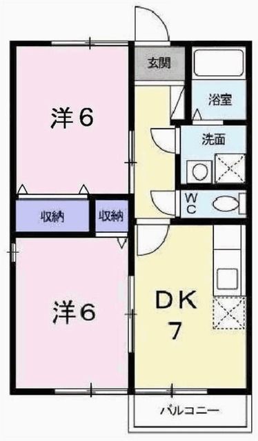 メゾンソレイユIIの間取り