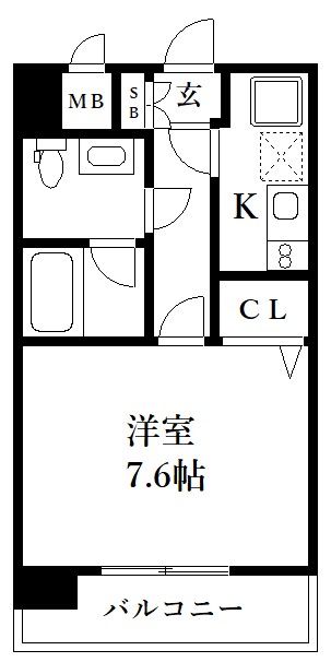 ピュアドームグレース博多の間取り