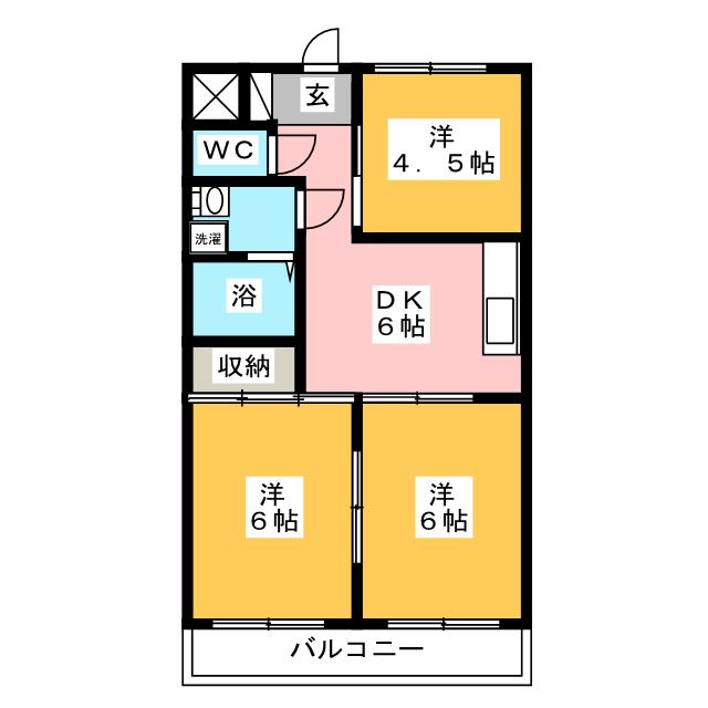 神明台ハイツの間取り