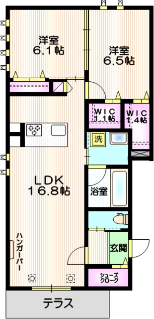 Ｍｏａｎａの間取り