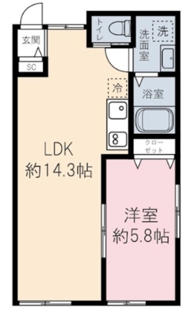 ベェレハーモニー東武練馬の間取り