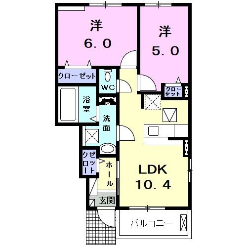 アサヒハイツの間取り