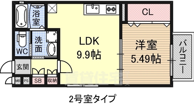 アレグリア鳳ノースの間取り