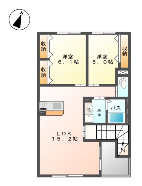 サンセレーノの間取り