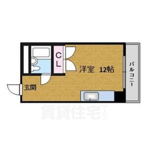 京都市伏見区深草泓ノ壺町のマンションの間取り