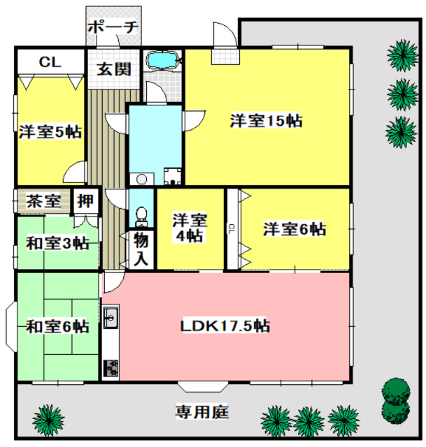 ネオハイツ大貫の間取り