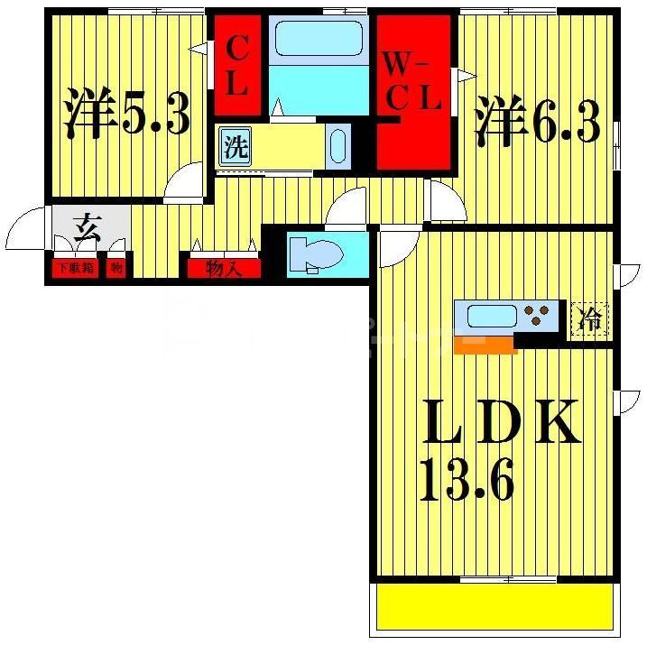 プリエールの間取り