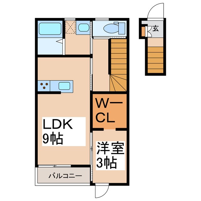 クレスト中之条の間取り