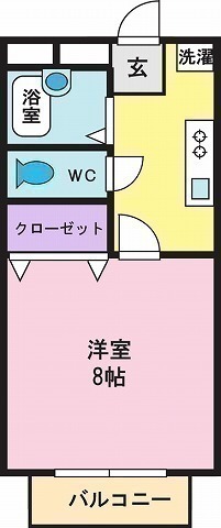 コーポサノの間取り