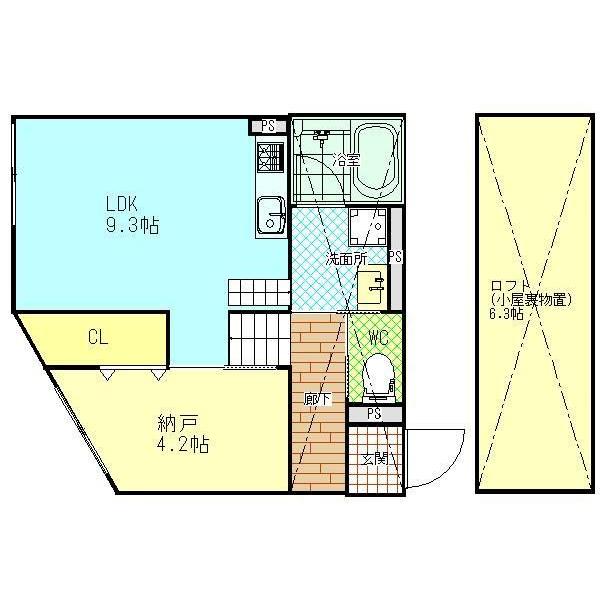 スマイシアApartment西條町の間取り