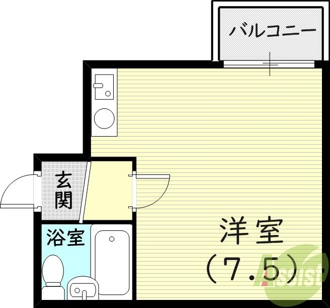 神戸市垂水区星陵台のマンションの間取り