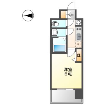 プレサンス大須観音フィエスタの間取り