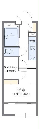 レオパレスアルファヒルズIIの間取り