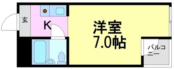 【プリエールJR塚口駅前の間取り】