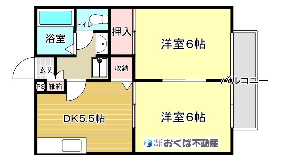 サンガーデンれいめいB棟の間取り