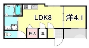 堺市堺区大浜北町のアパートの間取り