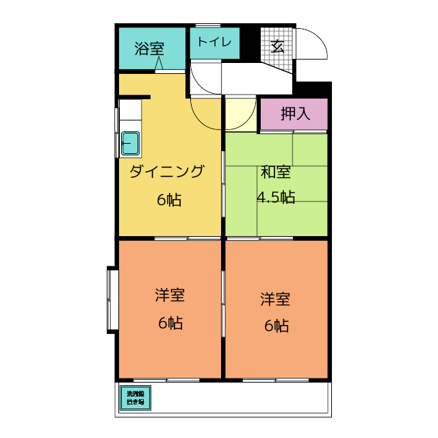 リバーサイドマーサルの間取り