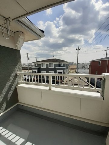 バルコニー　広々としたバルコニーです