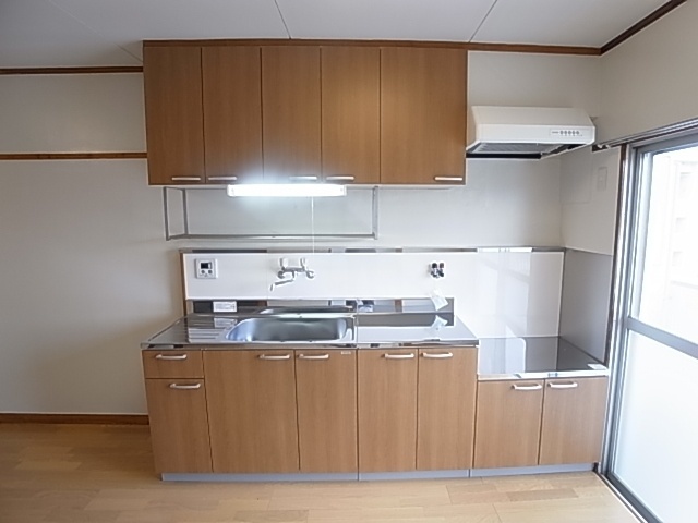 キッチン　ガスコンロ設置可