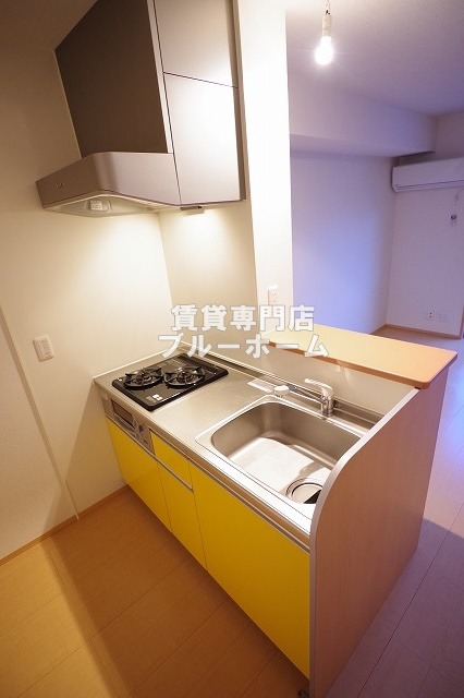 キッチン　グリル付きカウンターキッチンです！