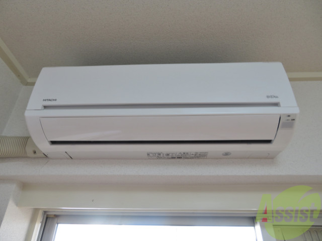 その他設備　エアコンが設置してありますので、寒暖対策もばっちり。