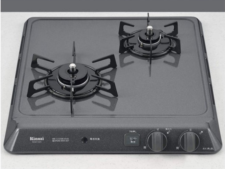 キッチン　2口ガスコンロ付き