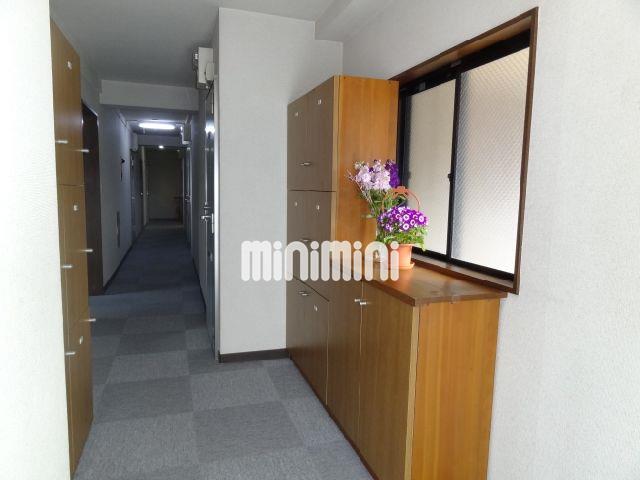 玄関　清潔な共同玄関です。個別に下駄箱があります。