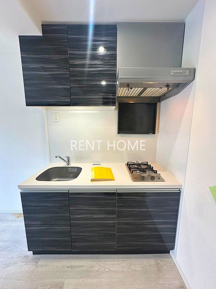 キッチン　２口ガスシステムキッチン