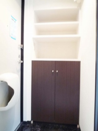 収納　大容量のシューズボックスが付いています♪